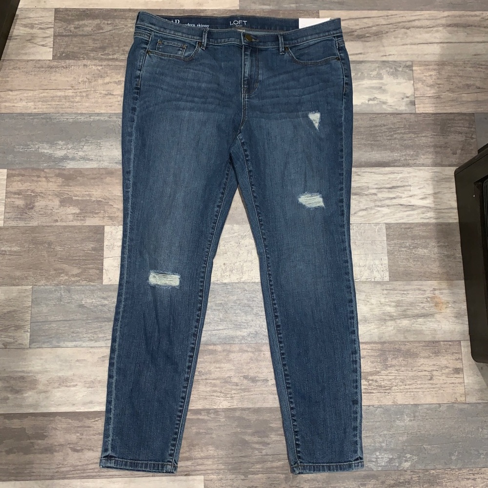 NWT Loft modern skinny jeans (14P)